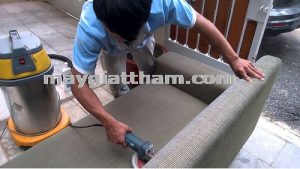 sử dụng máy giặt thảm