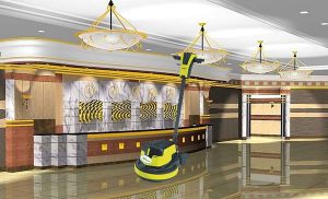 Máy chà sàn - thảm công nghiệp HiColean BD1A sở hữu thiết kế nhỏ gọn, linh hoạt