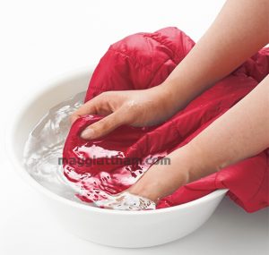 Cách giặt áo phao