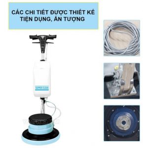 Máy chà sàn đơn thương hiệu Supper Clean