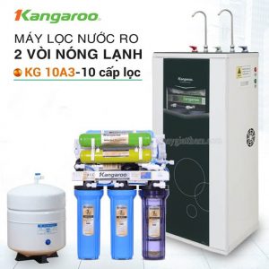 máy lọc nước kangaroo 10 lõi nóng lạnh