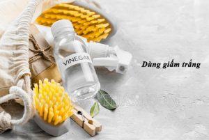 Giấm trắng với thành phần axit tự nhiên