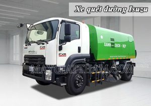 Xe quét rác Isuzu sở hữu nhiều tính năng nổi bật