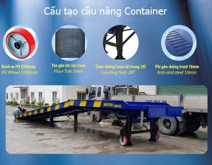 Cấu tạo cầu nâng Container