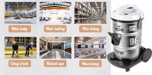 sử dụng máy hút bụi công nghiệp hitachi cv-960y
