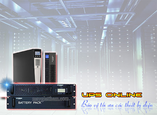 UPS Online được dùng cho các máy chủ server