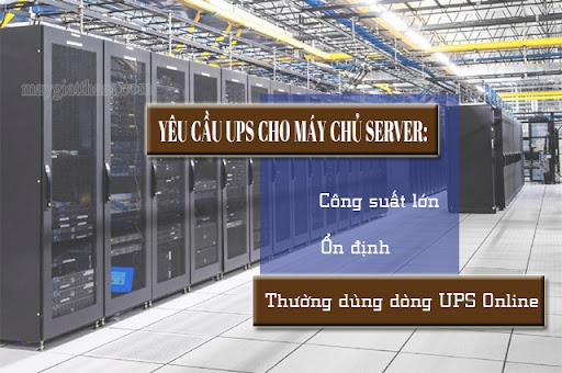 Nên chọn UPS như thế nào cho dòng máy chủ Server?