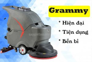 vận hành máy chà sàn công nghiệp grammy