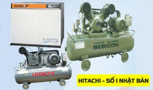thương hiệu máy nén khí hitachi mini