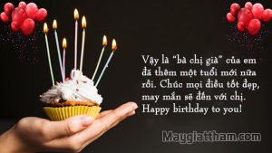 chúc mừng sinh nhật chị gái