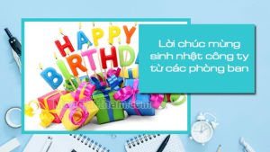 lời chúc mừng sinh nhật công ty