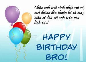 lời chúc sinh nhật tặng anh trai trong dịp sinh nhật