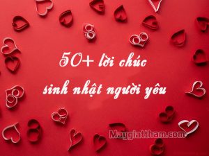 lời chúc sinh nhật người yêu