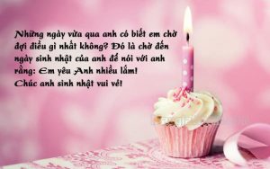 Tuyển tập lời chúc mừng sinh nhật người yêu