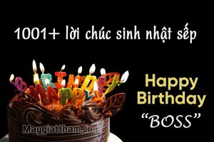 lời chúc sinh nhật dành cho sếp