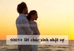 những câu chúc mừng sinh nhật vợ
