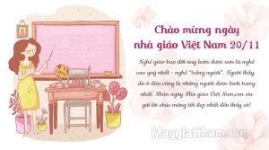 Tổng hợp những lời chúc ngày 20/11