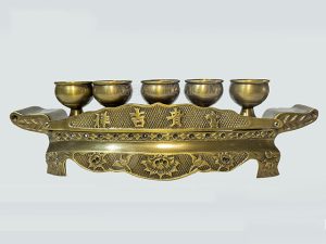 ộ ngai chén thờ bằng đồng 