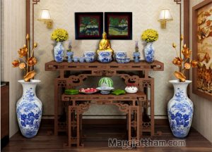 Vị trí đặt bàn thờ Gia Tiên 2 tầng đẹp