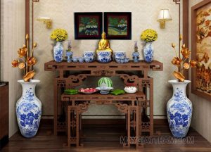 Số lượng bát hương trên bàn thờ