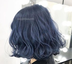 Màu xanh đen không cần tẩy cho nàng da ngăm