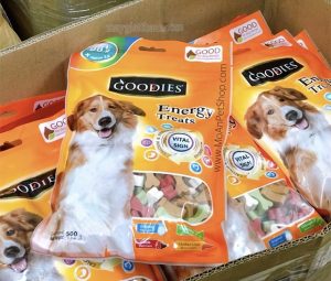Bánh thưởng Goodies với hình dáng chiếc xương cho cún